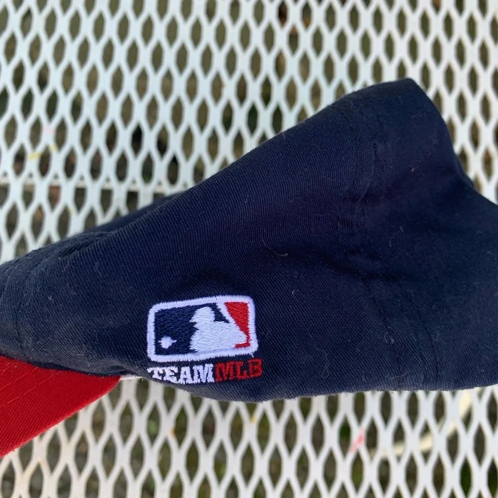 Atlanta Braves Youth Hat Adjustable Blue Embroidered Baseball OC Sports MLB